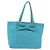 PRADA Tote Bag Nylon Turquoise Blue Gold - vista 13