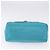 PRADA Tote Bag Nylon Turquoise Blue Gold - vista 5