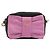 PRADA Ribbon Shoulder Bag Leather Black Pink - vista 13