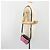 PRADA Ribbon Shoulder Bag Leather Black Pink - vista 24