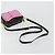 PRADA Ribbon Shoulder Bag Leather Black Pink - vista 7