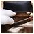 Bulgari BVLGARI Feather Hand Bag Satin Black Gold - vista 21