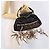 Bulgari BVLGARI Feather Hand Bag Satin Black Gold - vista 22