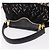 Bulgari BVLGARI Feather Hand Bag Satin Black Gold - vista 6