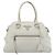 PRADA Hand Bag Vittero Dino Leather 2way White Silver - vista 13