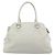 PRADA Hand Bag Vittero Dino Leather 2way White Silver - vista 2