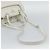 PRADA Hand Bag Vittero Dino Leather 2way White Silver - vista 8