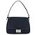 FENDI Mamma Baguette Shoulder Bag Canvas Navy Silver - vista 13