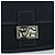 FENDI Mamma Baguette Shoulder Bag Canvas Navy Silver - vista 19