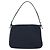 FENDI Mamma Baguette Shoulder Bag Canvas Navy Silver - vista 2