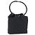 GUCCI GG Canvas Shoulder Bag Black Silver 001 3750