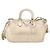 PRADA Hand Bag Leather 2way Silver Gold - vista 13