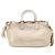 PRADA Hand Bag Leather 2way Silver Gold - vista 2