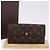 LOUIS VUITTON Monogram Portefeuille Sarah Long Wallet M61734 LV - vista 12