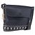 SAINT LAURENT Shoulder Bag Leather Navy Gold