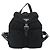 PRADA Backpack Nylon Black Silver - view 13