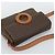 Céline CELINE Macadam Canvas Shoulder Bag PVC Leather Brown Gold - vista 6
