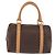 Céline CELINE Macadam Canvas Mini Boston Bag PVC Leather Brown Gold - vista 2