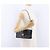 CHANEL Choco Bar Line Chain Shoulder Bag Leather Black Gold CC - vista 25