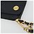 CHANEL Matelasse Chain Wallet Leather Black Gold CC - vista 7