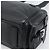 PRADA Tote Bag em couro Vittero Dino Preto Prata - vista 12