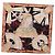 Hermès HERMES Carre90 Scarf Silk  Cosmogonie Apache  Brown Black - vista 13