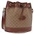 GUCCI Micro GG Supreme Shoulder Bag PVC Beige Gold 007 86 0044