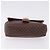 Céline CELINE Macadam Canvas Hand Bag PVC Leather Brown Gold - vista 11