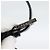 FENDI Mamma Baguette Shoulder Bag Cotton Black Silver - vista 14