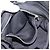 FENDI Mamma Baguette Shoulder Bag Cotton Black Silver - vista 19