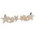 CHANEL Rhinestone COCO Mark Earring Metal Gold Tone CC