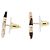 CHANEL Rhinestone COCO Mark Earring Metal Gold Tone CC - vista 13