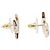 CHANEL Rhinestone COCO Mark Earring Metal Gold Tone CC - vista 14