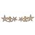 CHANEL Rhinestone COCO Mark Earring Metal Gold Tone CC - vista 2