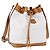 Céline CELINE Shoulder Bag Leather White Gold