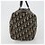 Christian Dior Trotter Canvas Boston Bag Navy Silver - vista 4