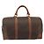 Céline CELINE Macadam Canvas Boston Bag PVC Leather Brown Gold - vista 3