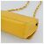 CHANEL Matelasse Chain Shoulder Bag Lamb Skin Yellow Gold CC - vista 12
