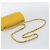 CHANEL Matelasse Chain Shoulder Bag Lamb Skin Yellow Gold CC - vista 7
