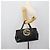 GUCCI Interlocking G Hand Bag Leather Black Gold Tone 131445 - vista 22