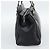 GUCCI Interlocking G Hand Bag Leather Black Gold Tone 131445 - vista 5