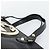 GUCCI Interlocking G Hand Bag Leather Black Gold Tone 131445 - vista 8