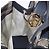 FENDI Hand Bag Mesh 2way Navy Silver Gold - vista 20