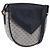 GUCCI Micro GG Supreme Shoulder Bag PVC Navy Gold 007 261 0081