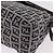 FENDI Zucchino Canvas Mamma Baguette Shoulder Bag Navy Silver - vista 12
