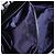 FENDI Zucchino Canvas Mamma Baguette Shoulder Bag Navy Silver - vista 25