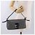 FENDI Zucchino Canvas Mamma Baguette Shoulder Bag Navy Silver - vista 26
