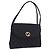 GUCCI GG Hand Bag Nylon Black Gold