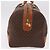 Céline CELINE Macadam Canvas Boston Bag PVC Leather Brown Gold - vista 6