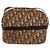 Christian Dior Trotter Canvas Shoulder Bag Beige Gold - vista 3